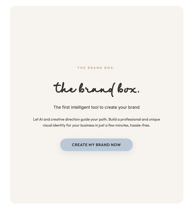 The Brand Box System